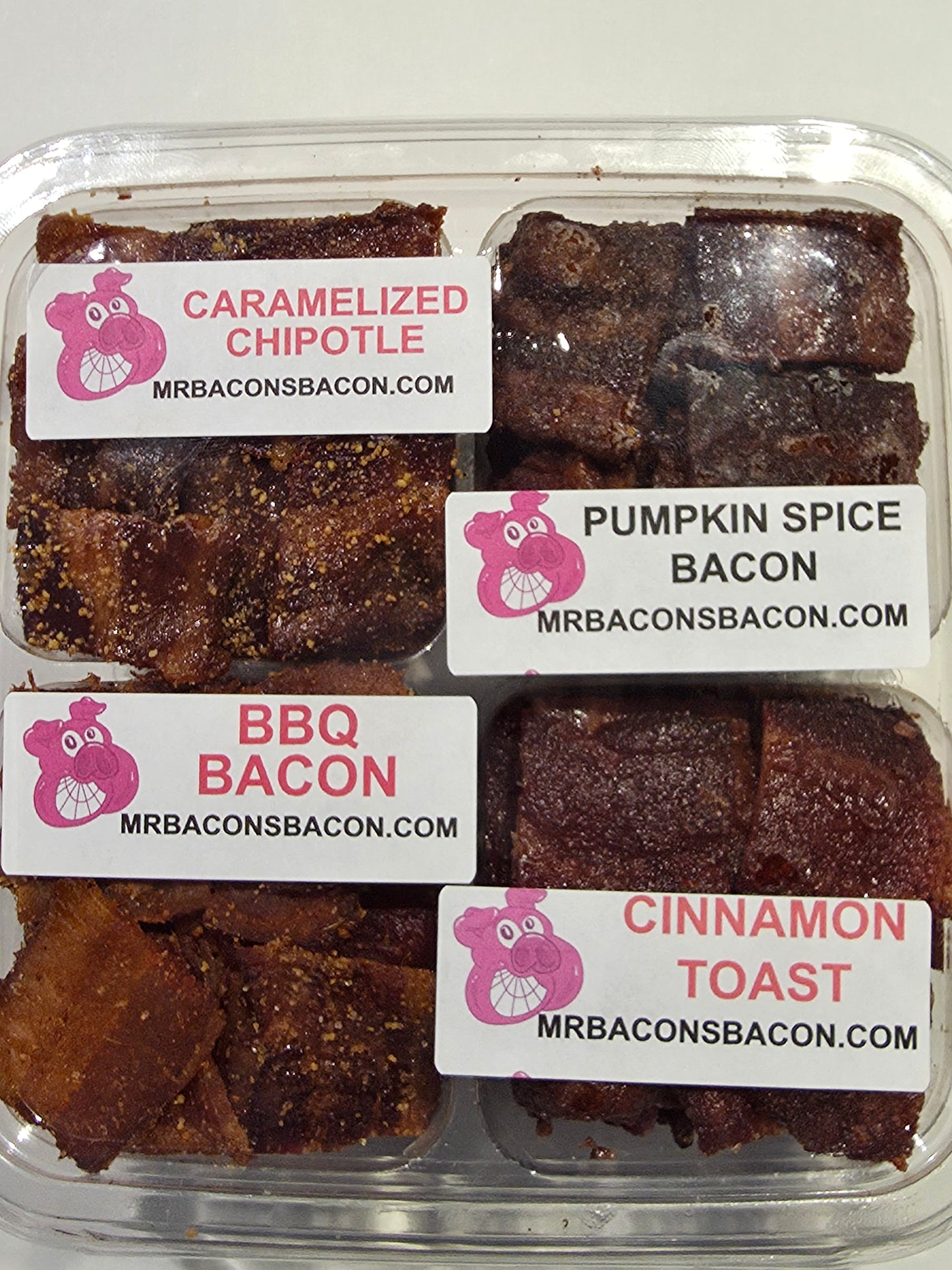 4 BACON Flavor Sample Pack