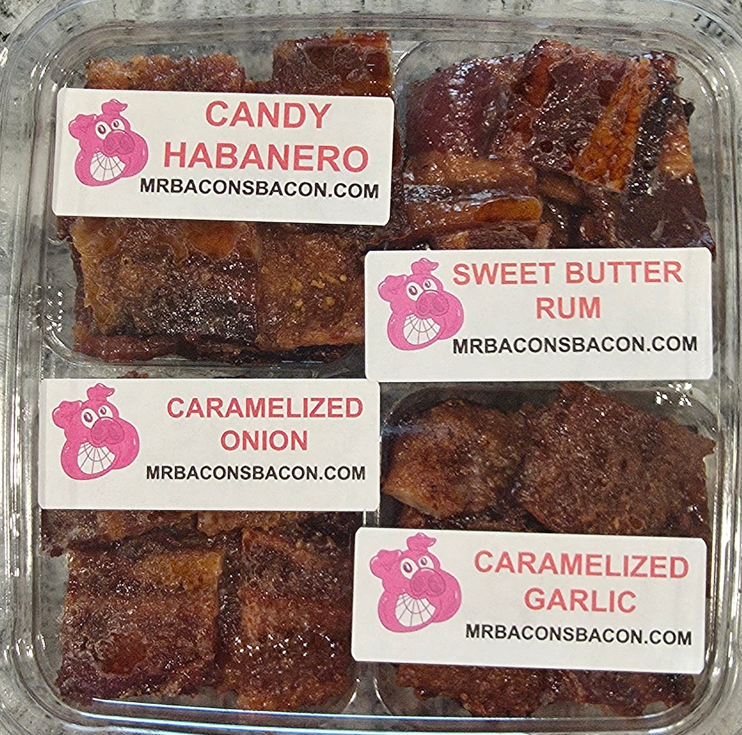 4 BACON Flavor Sample Pack